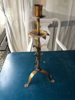 Kerzenständer antik Metall gold