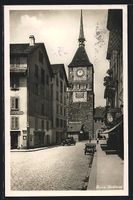 Aarau, Strassenpartie mit Gewerbehalle u
