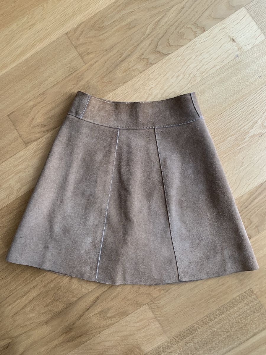 Gonne: Wildlederrock Gr. 32/34 beige, Original 60er – Usato da Meilen venduto da mohnblume 1