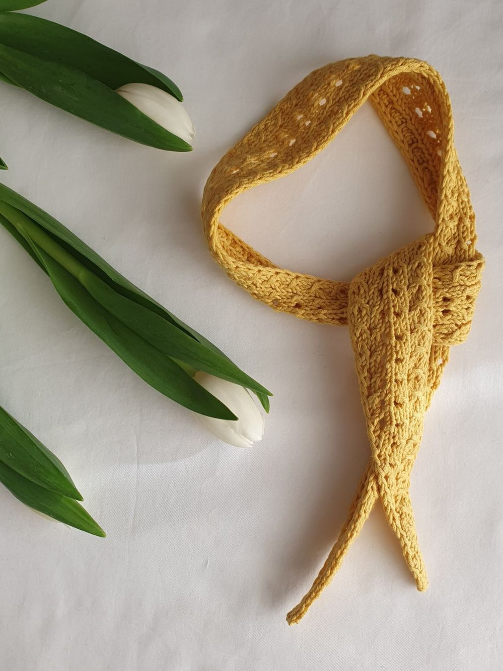 Foulard & Sciarpe: Mini scarf, Strickschal, Handgestrickt, Unikat, Geschenk – Nuovo e nell'imballaggio originale da Neunkirch venduto da Sandramay 3