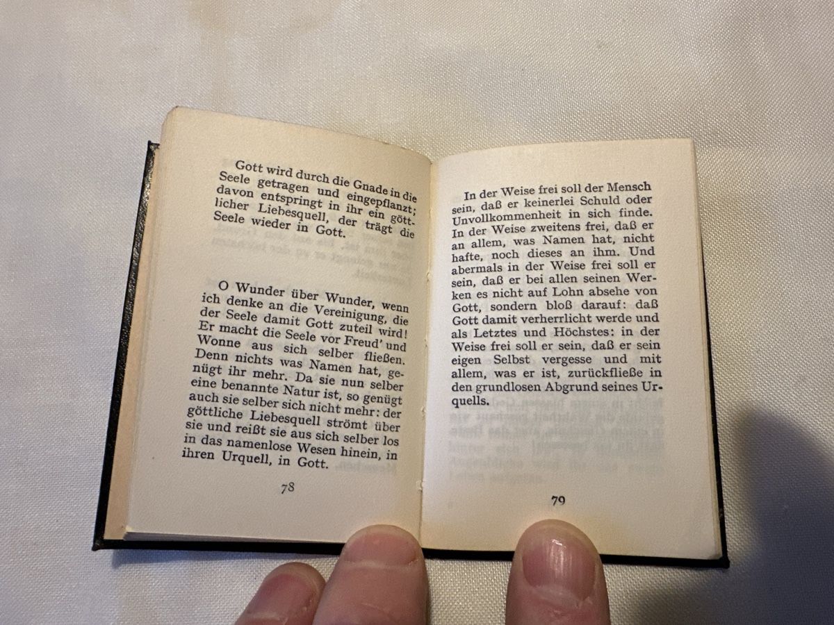 Libri: Eckehart von der Stille - Seltenes Büchlein. – Usato da Zürich venduto da Chaeffeler 2