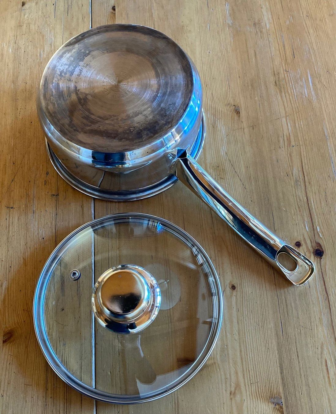Poêles: Stielkasserolle mit Glasdeckel – D'occasion à Orselina par Vrenegonde 3