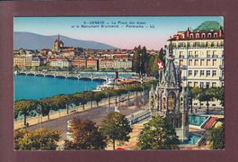 GENEVE - Place des Alpes - Monument Brunswick