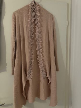 MC Lorene Strickjacke, Grösse S/M, Altrosa