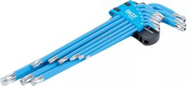 Winkelschlüssel-Satz für Torx , T10 - T50, 9-tlg.