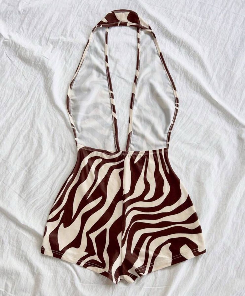 Tute: NEU: Jumpsuit Zebra braun weiss, Gr. S – Nuovo e nell'imballaggio originale da Ittigen venduto da carpediempotato 1