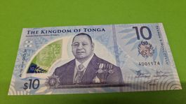 Tonga 10 Pa'anga Banknote 2008 
