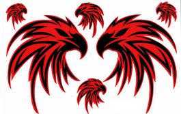 Adler Motorrad Aufkleber Sticker 1 Bogen 27 x 18 cm ST288