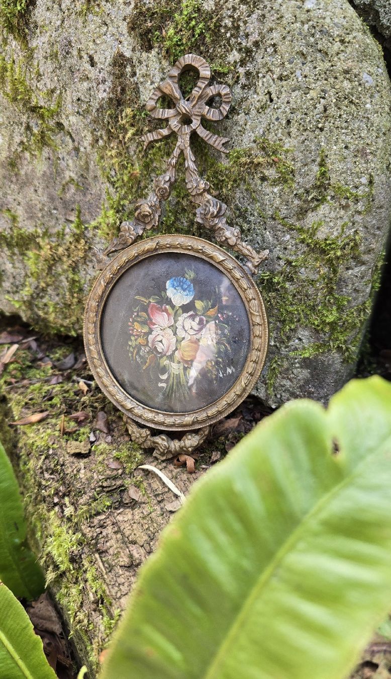 Foto & Immagini: Bild im Messingrahmen Hqndgemalt – Usato da Walkringen venduto da Vanuca 3