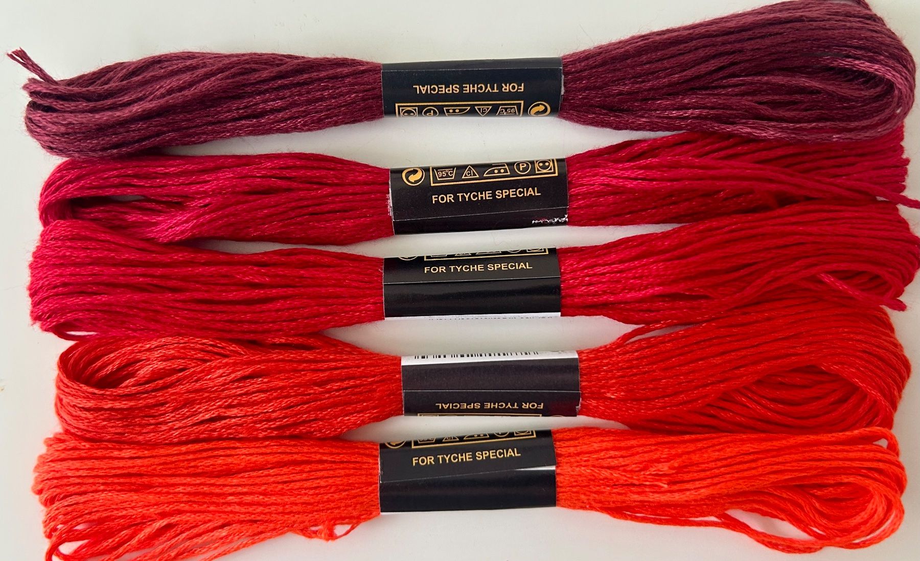 Cordicelle & Fili: 5x Stickgarn neu – Nuovo e nell'imballaggio originale da Geneve venduto da vane267