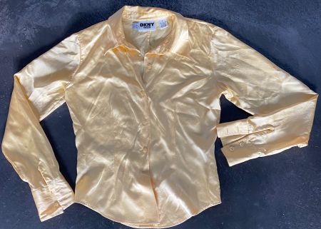 Retroseidenbluse DKNY