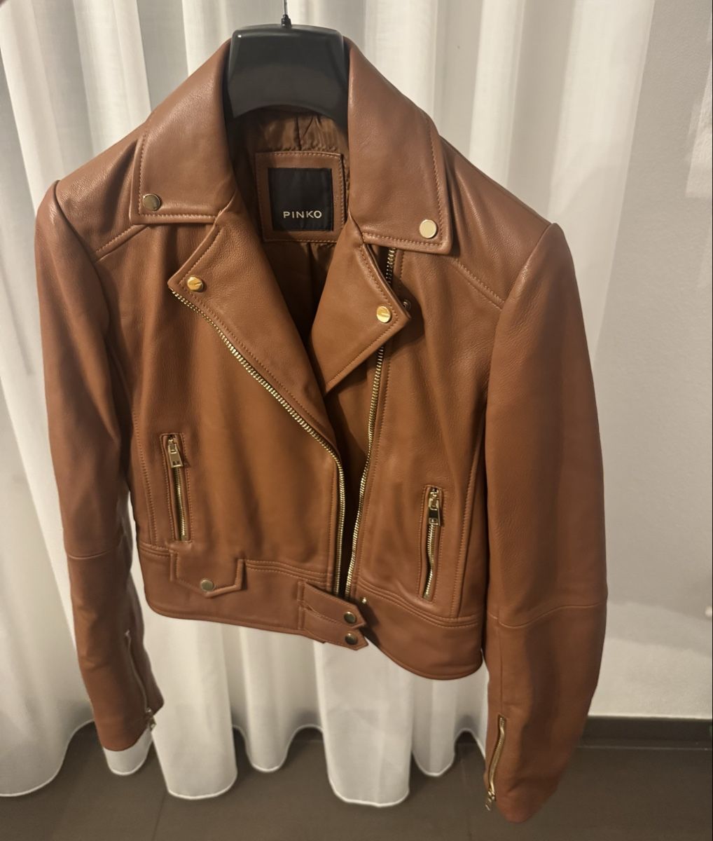 Pinko Giacche: PINKO Lederjacke – Nuovo (secondo la descrizione) da Gebenstorf venduto da Peggy.