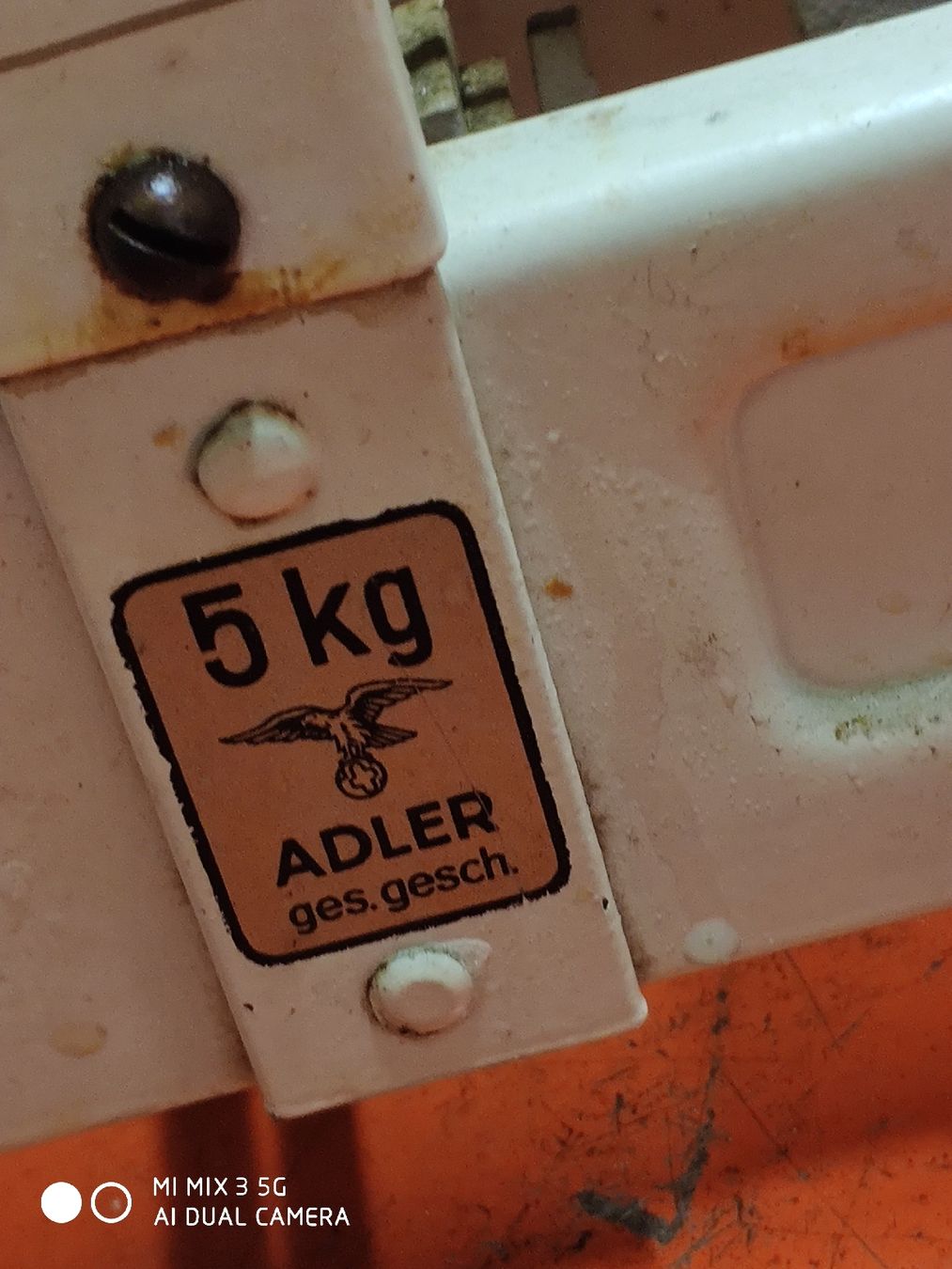 Adler Waagen und Gewichte: balance ancienne de marché, marque Adler – Gebraucht aus Lausanne von Jdelta 1