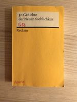 50 Gedichte der Neuen Sachlichkeit Reclam