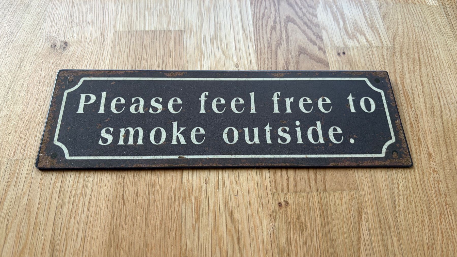 Insegne: No Smoking Blechschild – Usato da Höri venduto da cedric_98