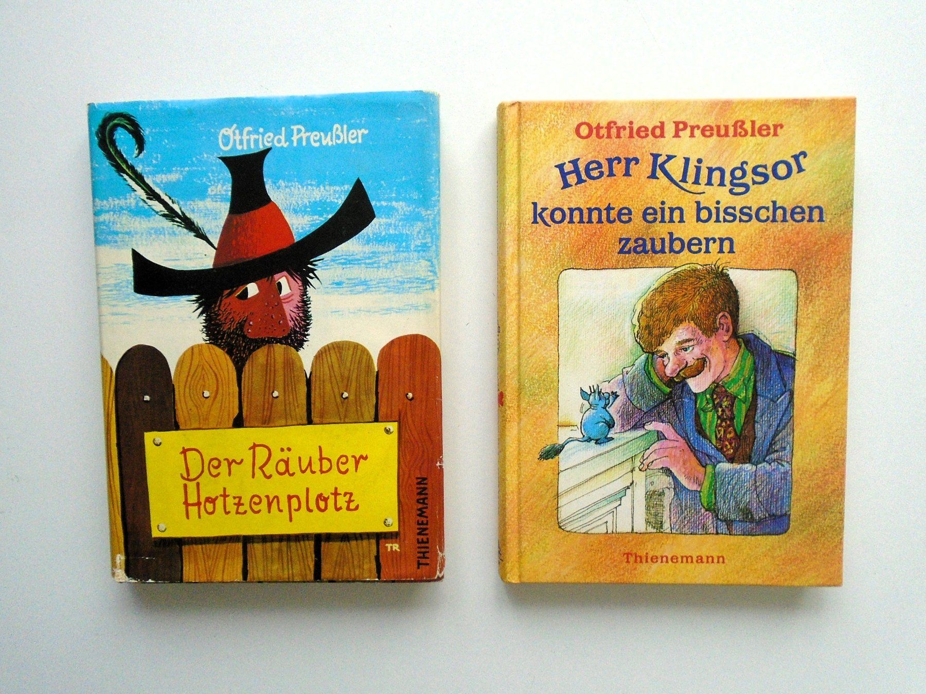 Libri: Otfried PREUSSLER: Herr Klingsor + Räuber Hotzenplotz – Usato da Pfeffingen venduto da Elfenstein