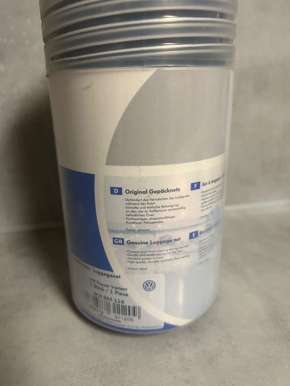 Volkswagen Accessori per altri veicoli: Original VW Gepäcknetz 3C9 065 110 Passat Variant – Nuovo e nell'imballaggio originale da Oberkulm venduto da angela_05 3