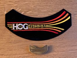 Harley Owners Group 2017 Patch und Pin, Top Zustand
