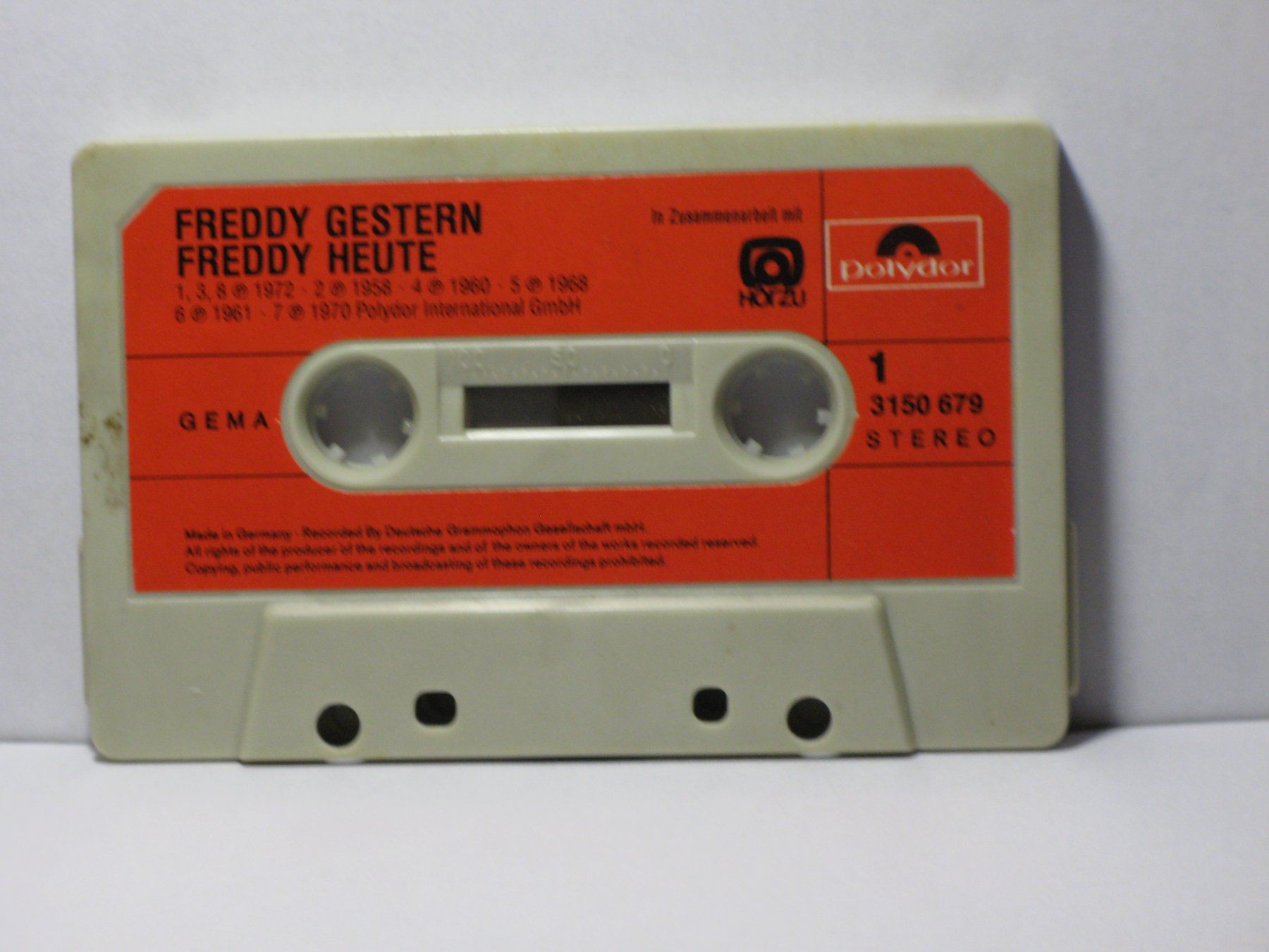 Musicassette: FREDDY QUINN  Gestern Heute – Nuovo (secondo la descrizione) da Langnau i. E. venduto da gf2_29jt 3
