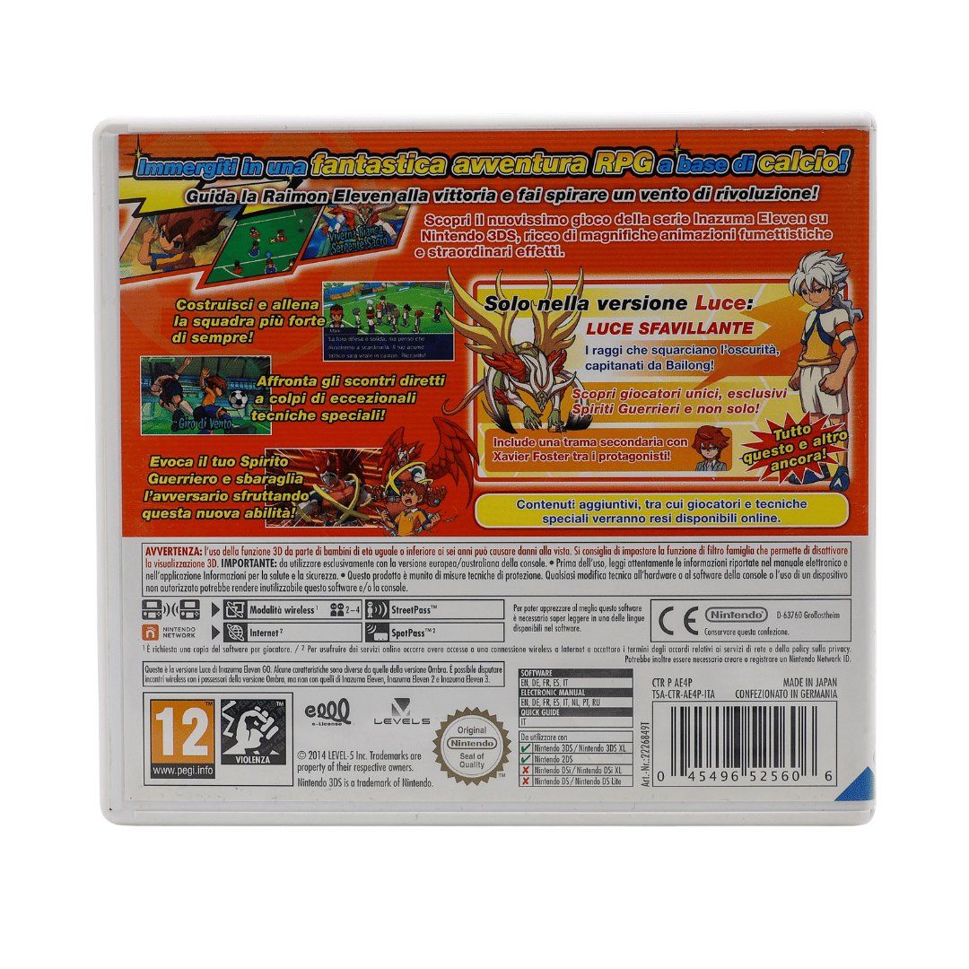 Giochi: Inazuma Eleven GO: Light  - Nintendo 3DS – Usato da Paudex venduto da dindeboy 1