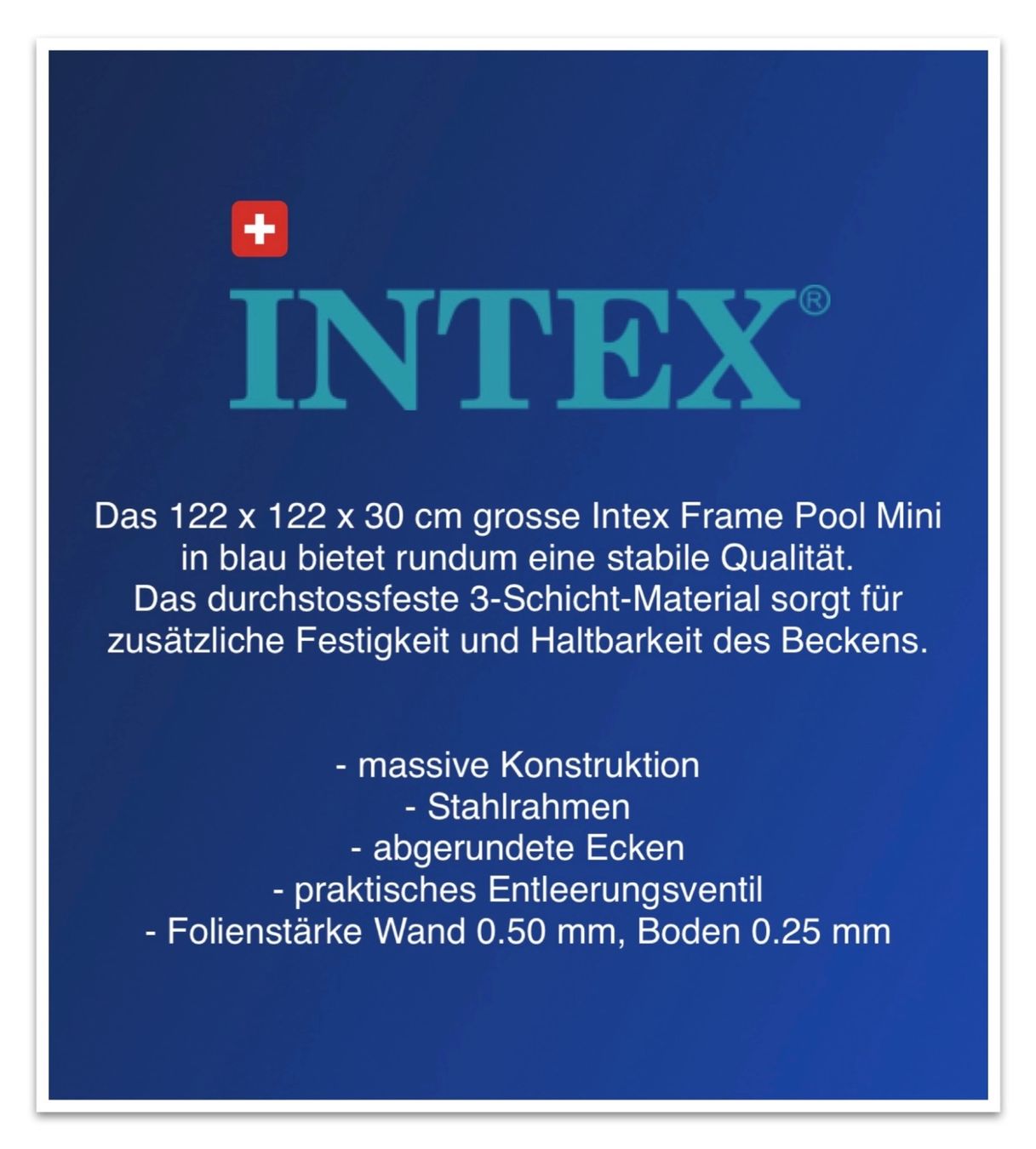 Intex Schwimmbad: Intex Pool Mini Frame - swimming pool für Kinder – Neu und originalverpackt aus Murten von Anne.M 3