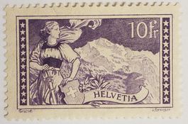 4086) 131, Gebirgslandschaft Jungfrau feines Fälzchen Kt 200