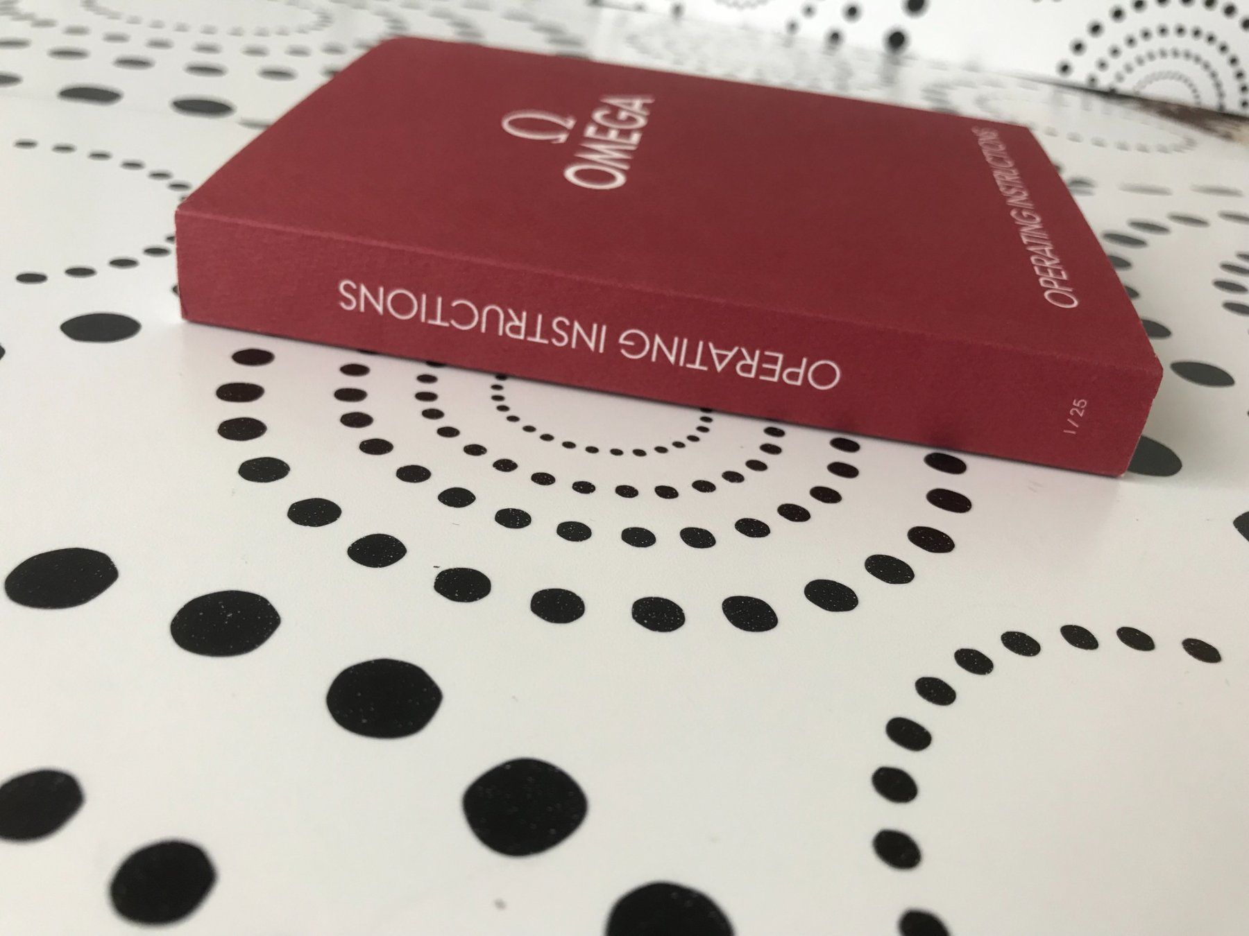 Dokumente: OMEGA ORIGINAL - OPERATING INSTRUCTIONS - EDITION 01/2022 ! – Gebraucht aus Epalinges von dream-watch 6