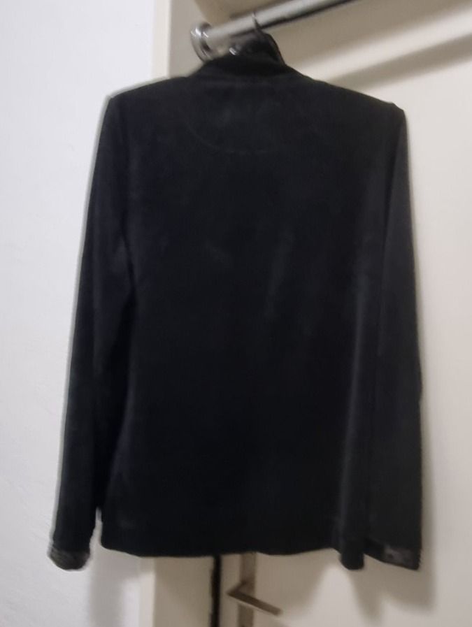 Jacken: Jacke Velours mit Pailetten Bordüre – Neu (gemäss Beschreibung) aus Geroldswil von Agapanthus22 3