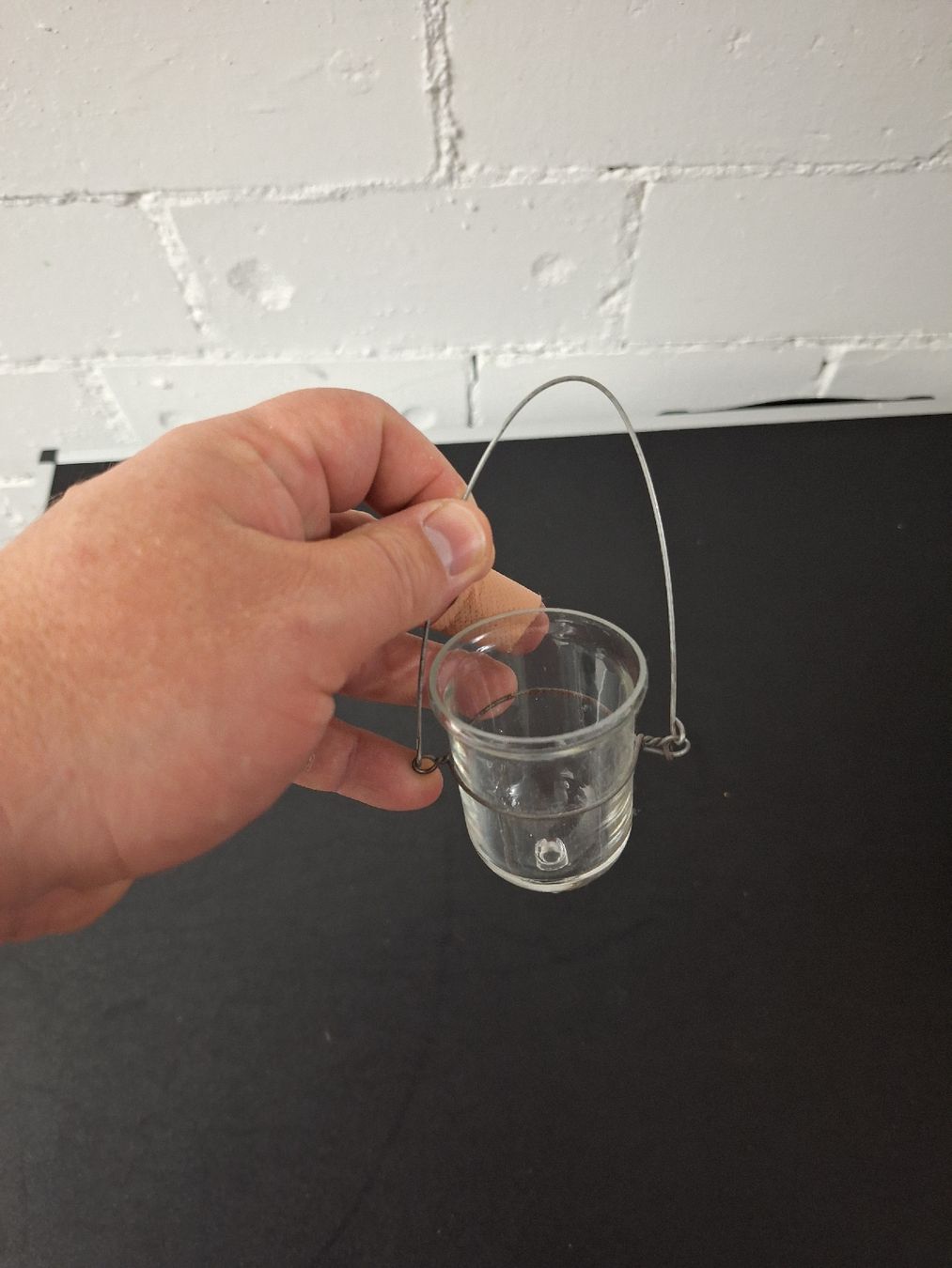 Portacandele: Vier Teelichthalter aus Glas – Usato da Luzern venduto da Joker84 1