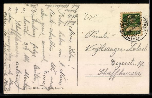 Cartoline postali: Wolfenschiessen, Hotel Kurhaus Eintracht – Usato da Berlin venduto da bartko-reher 1