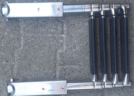 Bootsleiter Schiffsleiter Inox 4-stufig neu