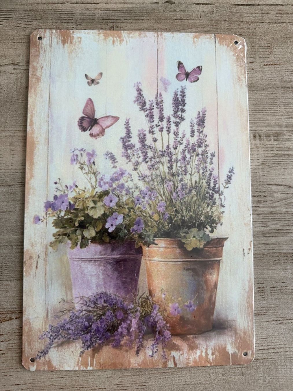 Ecriteaux: Deko Blechschild Shabby Chic / Vintage, Neu – Neuf avec emballage d'origine à Wolfwil par Inseider12