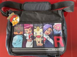 Sac bandoulière Pokémon Team Rocket noir état neuf