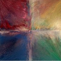 Großes  abstraktes Bild XL bunt, Grande peinture abstraite b
