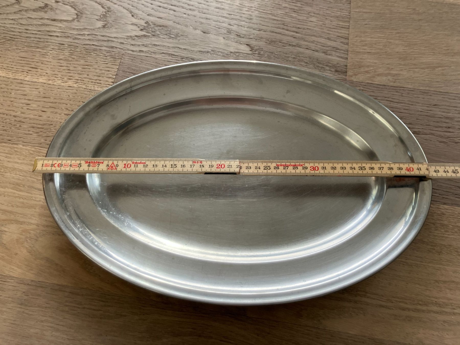 Servierplatten: Serviertablett chromstahl – Gebraucht aus Lindau von PrinterGuy 1