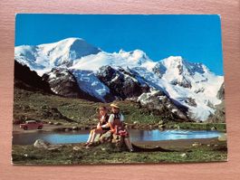 AK Sustenpass Blick auf Gwächtenhorn und Tierberge