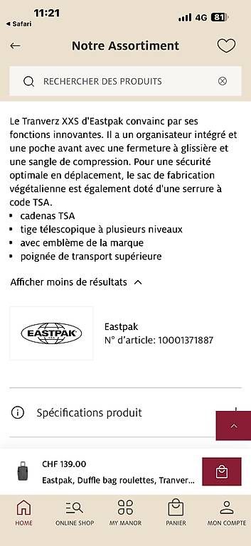 Sacs à dos: Sac Eastpak – D'occasion à Arvillard (Salins) par Taniguchi 3