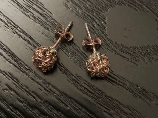 Orecchini pendenti & Orecchini a lobo: Ohrstecker, Silber rosévergoldet – Usato da Zürich venduto da Nora321 5