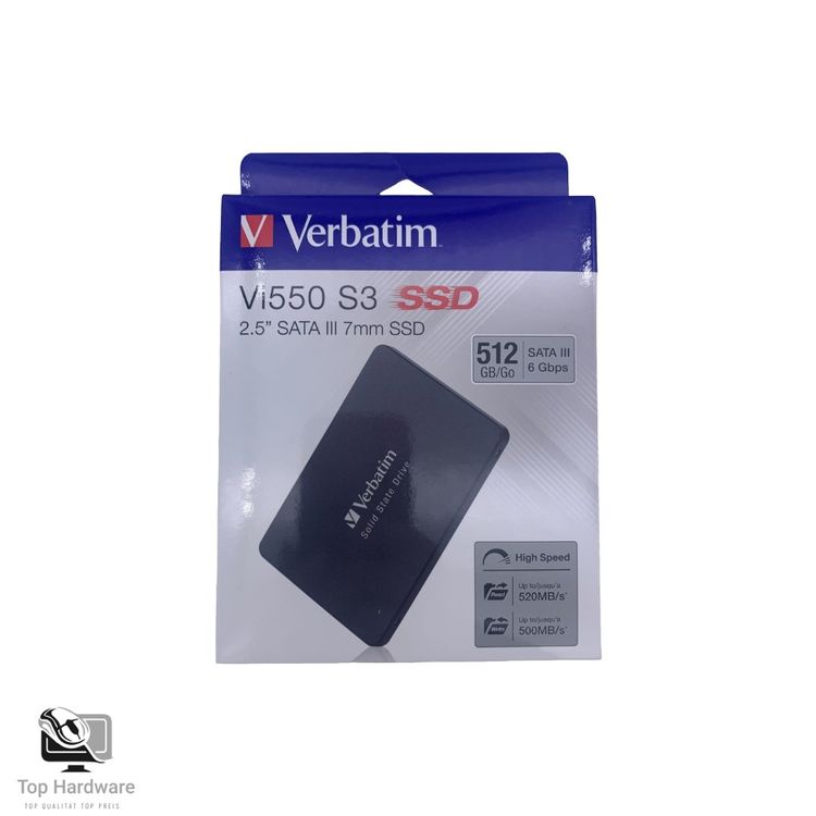 Verbatim Vi550 S3 SSD, 512 GB, 2.5