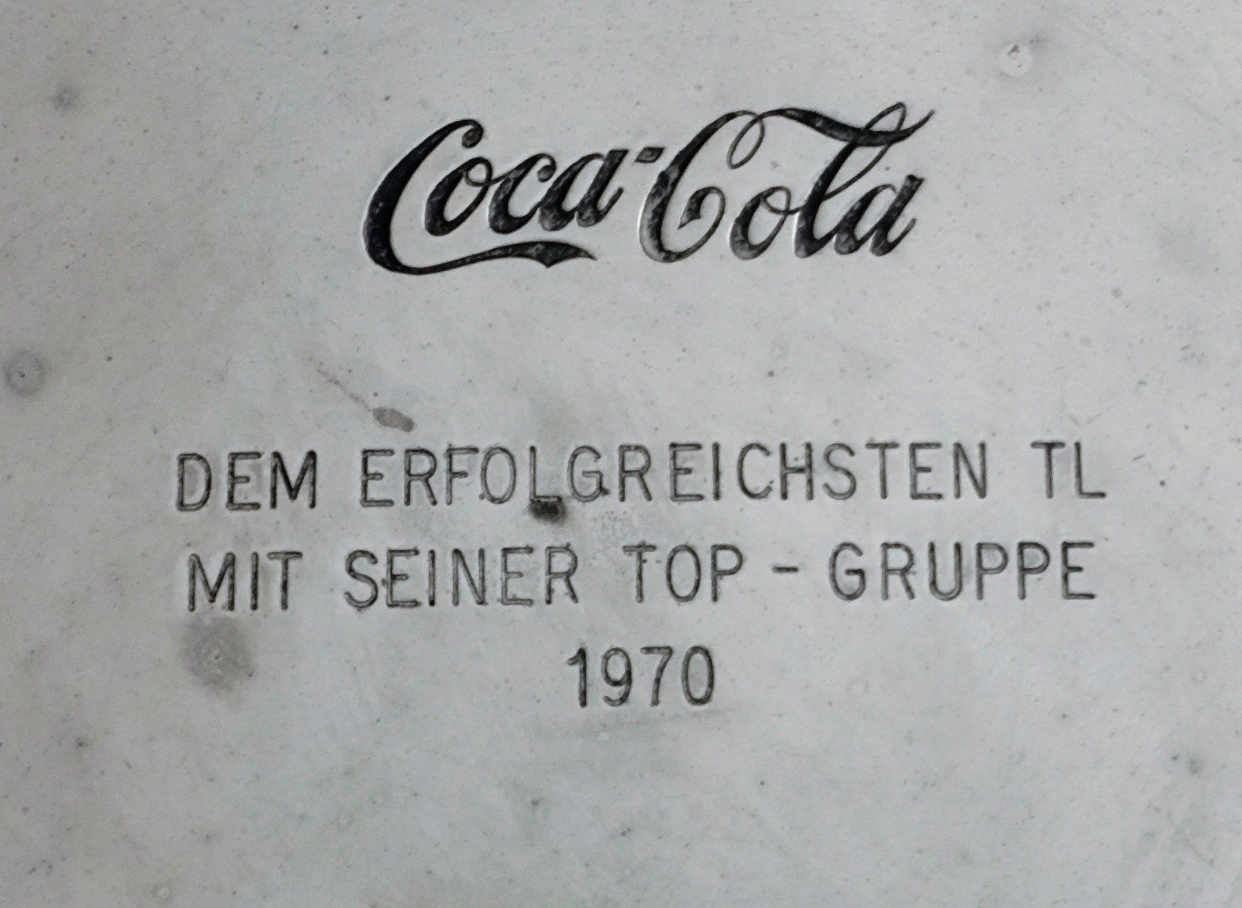 Altre raccolte & rarità: Coca-Cola Trophäe - Auszeichnung – Usato da Pfäffikon ZH venduto da Colacity 1