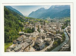 Postkarte Valposchiavo GR Ort Ansicht mit Bergen