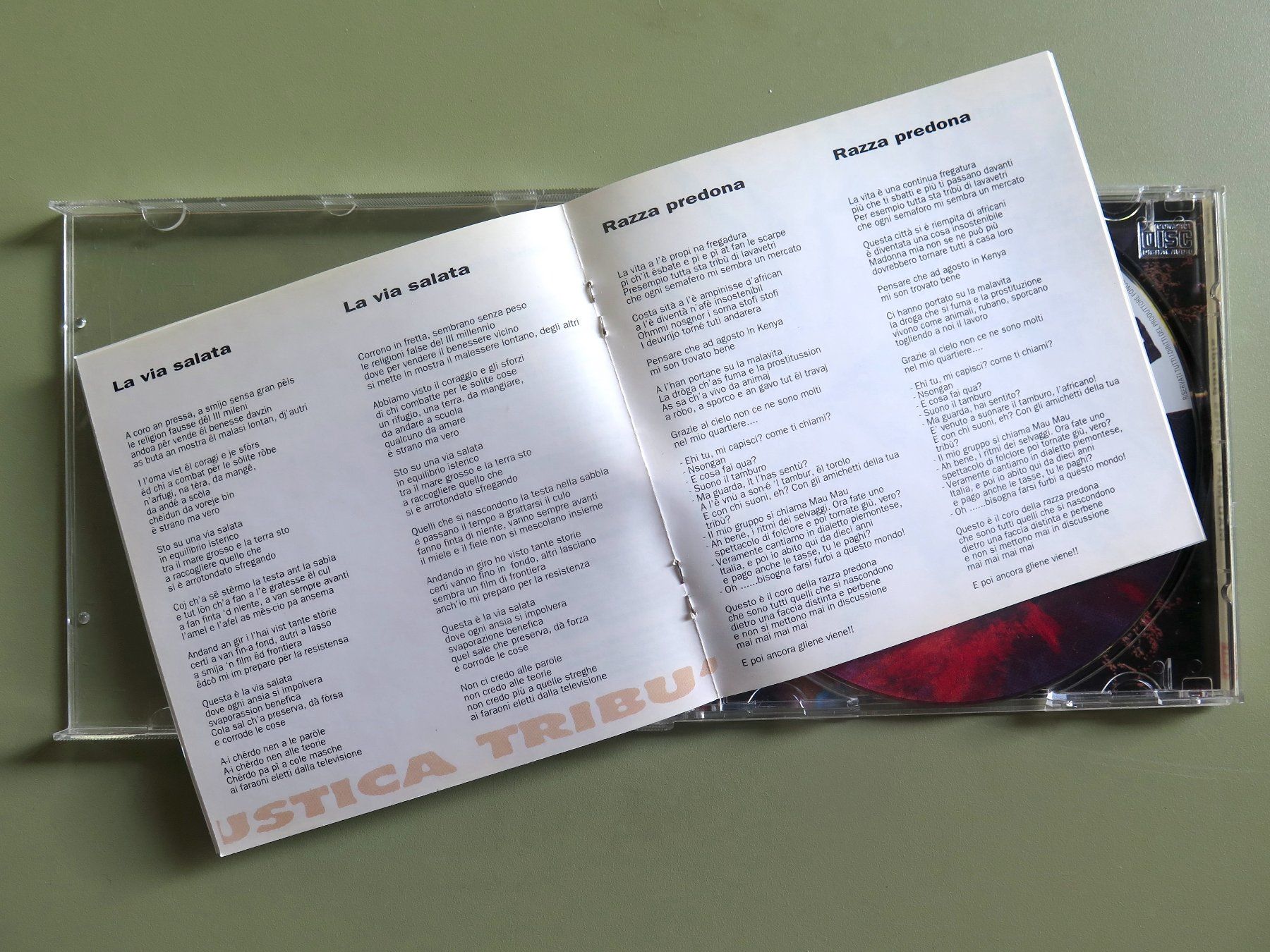 CD: (p) CD MAU MAU: Bass paradis, 1994 – Usato da Bern venduto da Balzamico 3
