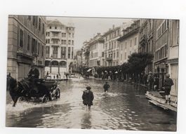 Luzern Hochwasser 1910 Foto AK