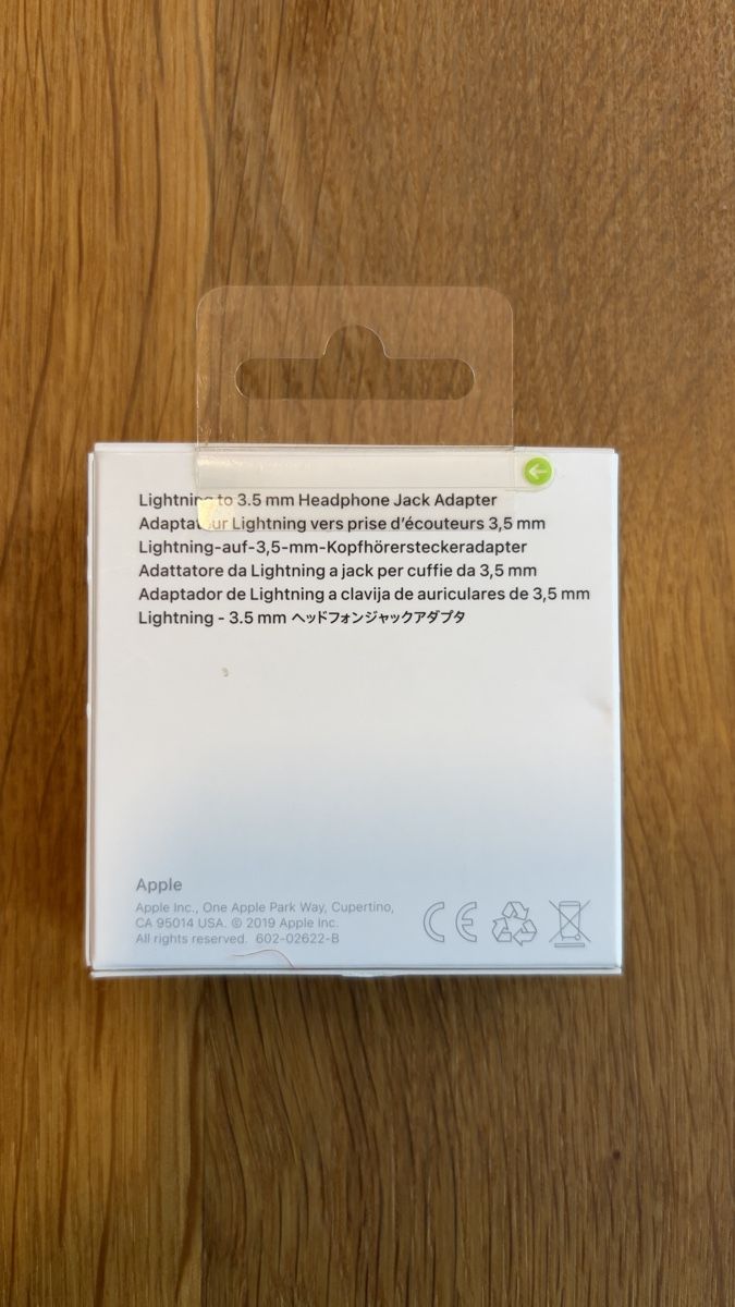Apple Unità & Adattatore: Apple Lightning 3.5 mm Kopfhöreradapter – Nuovo e nell'imballaggio originale da volketswil venduto da Antep 1