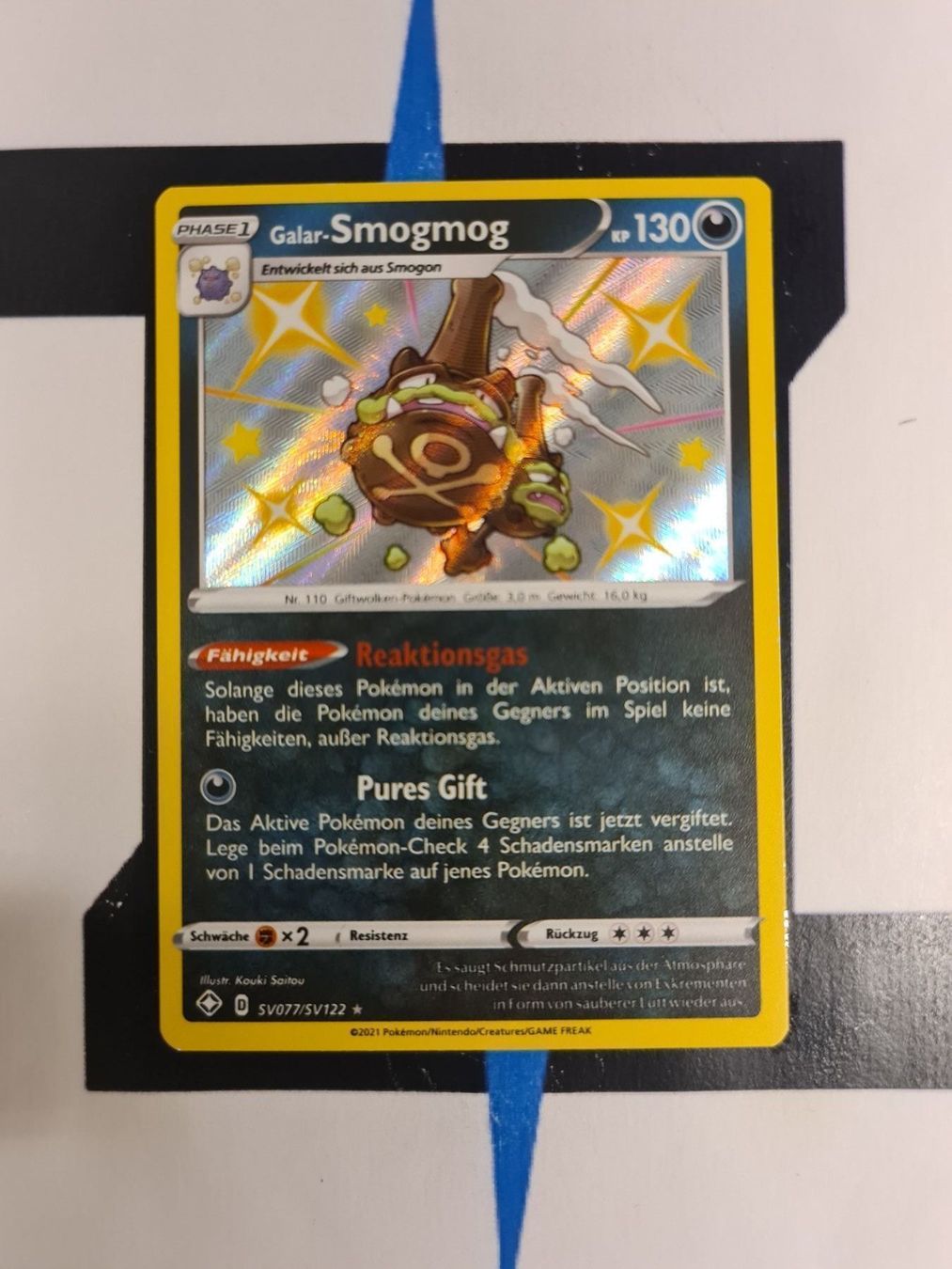 Pokémon Carte collezionabili: Galar- Smogmog SHF SV77 DE EX – Nuovo (secondo la descrizione) da Basel venduto da Zadoys