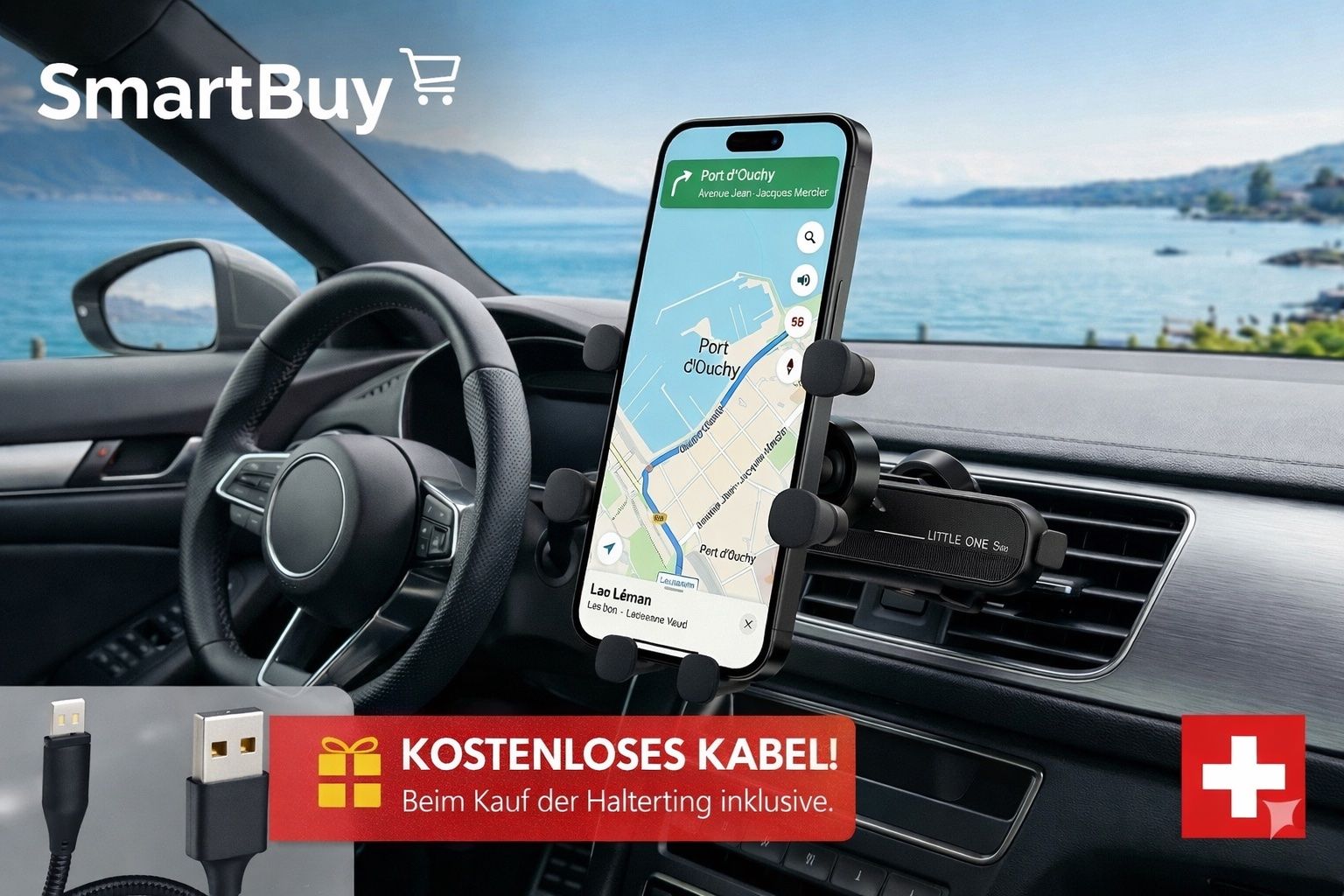 Telefoni cellulari / Smartphones: Handyhalter Auto  Kompakt & praktisch – Nuovo (secondo la descrizione) da Balsthal venduto da Vertrauensvoll.99.