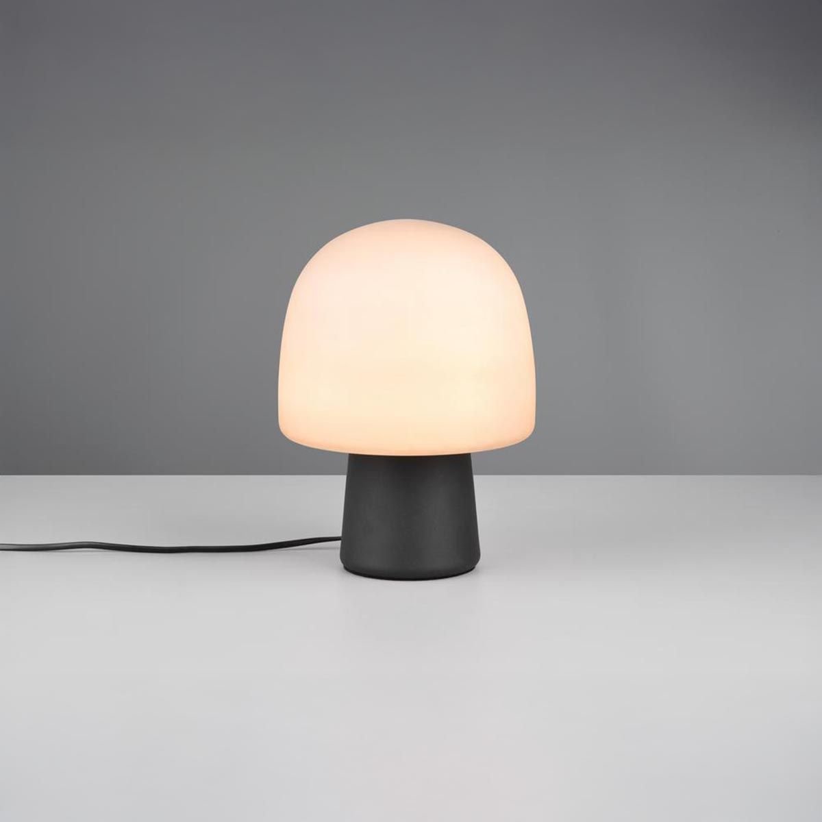 Lampen: Tischleuchte, Glas, Taupe, 27 cm Höhe – Neu (gemäss Beschreibung) aus Kreuzlingen von Smart-Light 2
