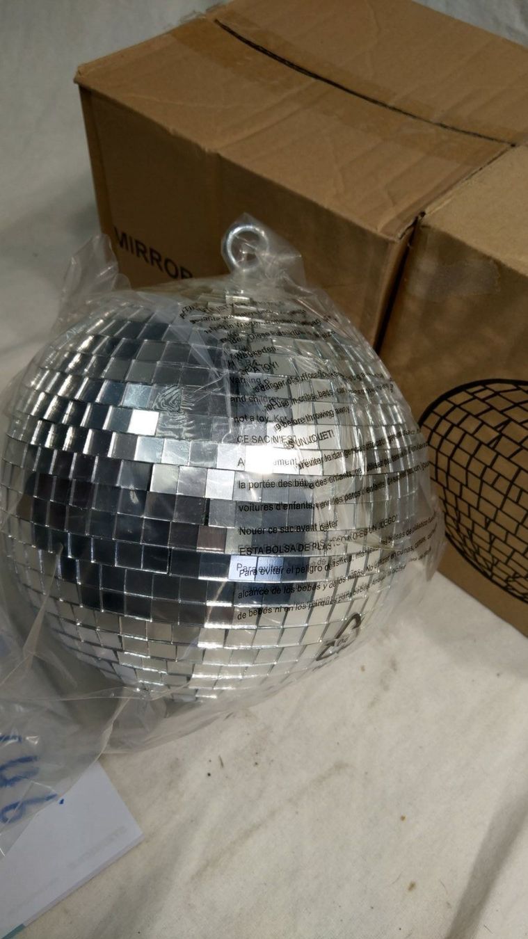 Tutte le decorazioni: 3er Set Spiegelkugel 20cm, Discokugel – Nuovo (secondo la descrizione) da Däniken SO venduto da Profog1 2
