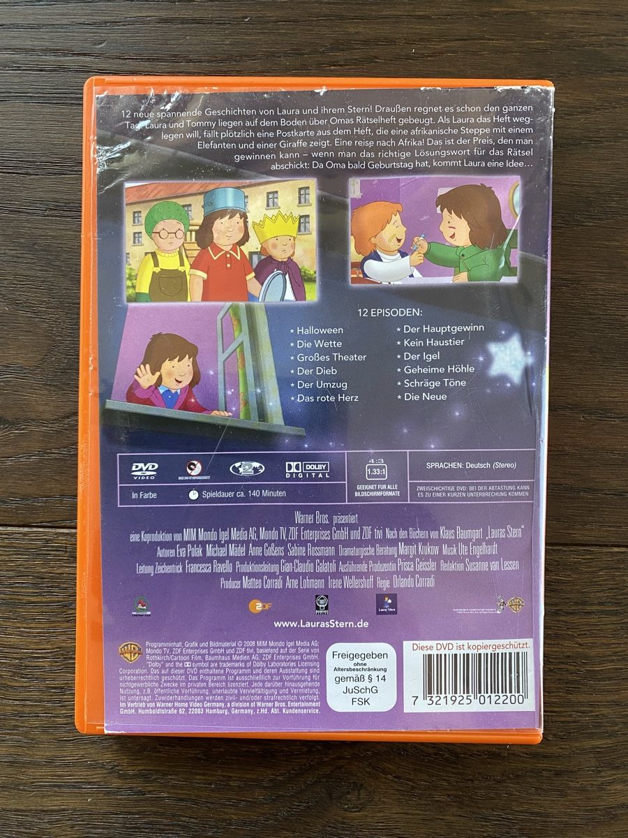 Tutti i DVDs: DVD Lauras Stern 4 – Usato da Pfäffikon ZH venduto da aveo14 1