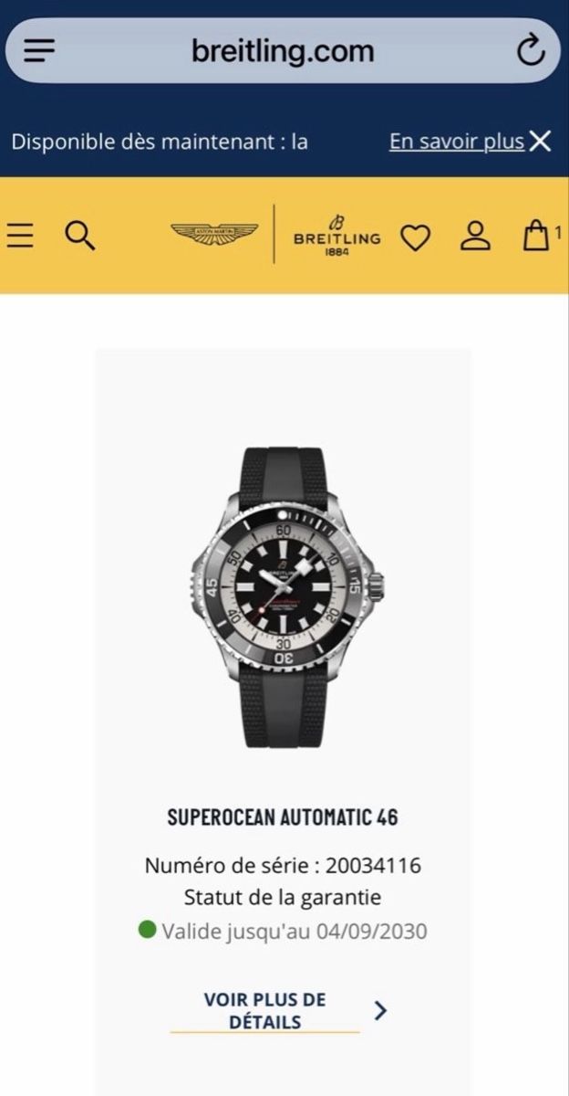 Breitling Orologi: Breitling Superocean 46 mm – Usato da Sion venduto da Johan8899 4